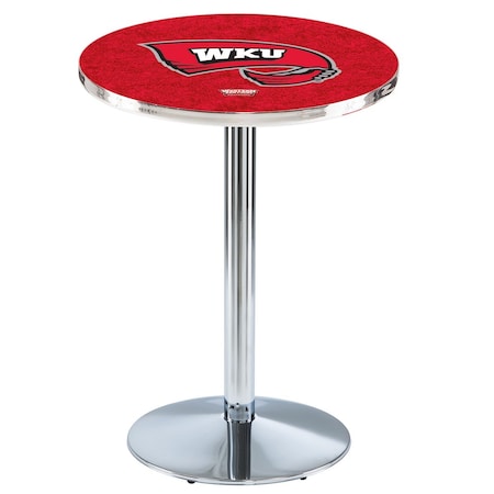 42 Chrome Western Kentucky Pub Table